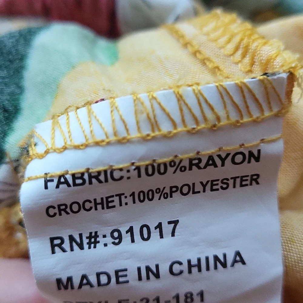 Colorful Solitaire Maxi Skirt with Lace Detail - Picture 6 of 6